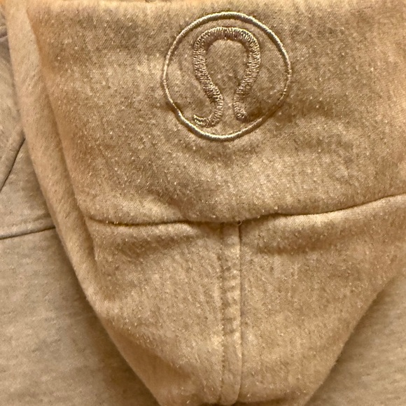 Lululemon Oversized Full-Zip Scuba Hoodie Heathered Core Medium Grey - Picture 9 of 10